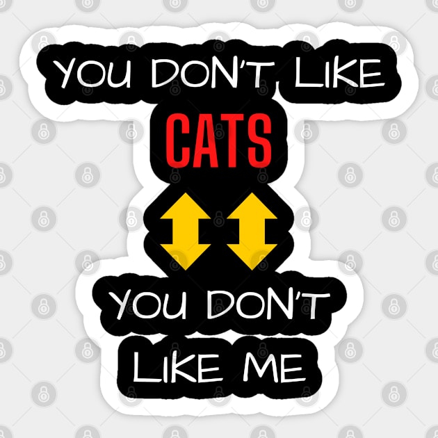 Cats Lover Sticker by Mdath